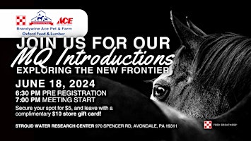 Imagem principal do evento Equine MQ Introductions-Introducing the New Frontier!
