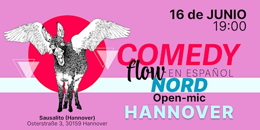 Imagem principal de Comedy Flow Nord en español - Open-mic Hannover JUNIO 16