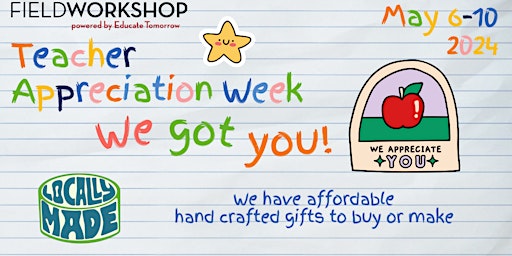Primaire afbeelding van Bring Your Child to Make an Appreciation Gift for their Teacher