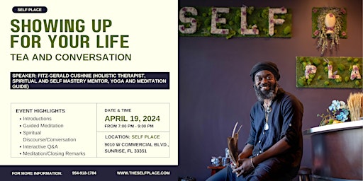 Showing up for your life - tea and spiritual conversation primary image
