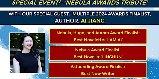 Special Event - Worlds of  Wonder Toastmasters 'NEBULA AWARDS TRIBUTE' primary image