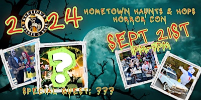 Imagem principal do evento Hometown Haunts & Hops: Horror Convention 2024