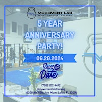 Imagen principal de Movement Lab's 5 Year Anniversary Party