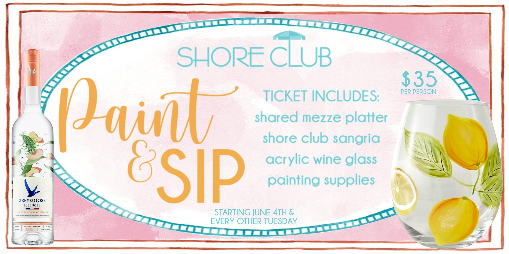 Paint & Sip at Shore Club Chicago