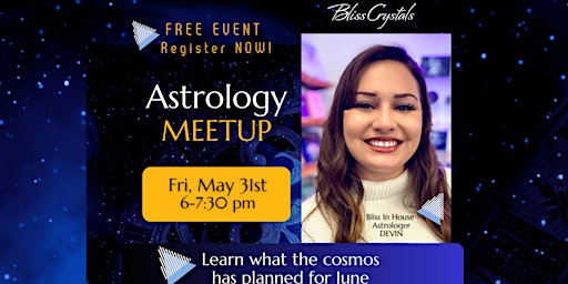 Primaire afbeelding van Temecula Astrology Meetup with Devin - Forecast for June 2024