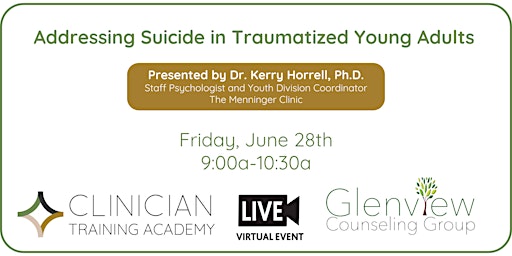 Imagen principal de Addressing Suicide in Traumatized Young Adults - VIRTUAL