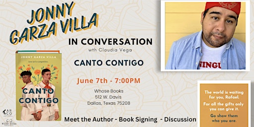 Hauptbild für Jonny Garza Villa Author Event