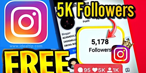 ~Offer Crazy™>(FREE®-/- Instagram Followers Generator (2024) primary image