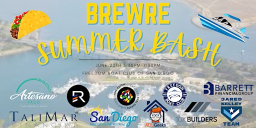 Imagem principal do evento BrewRE Summer Bash!