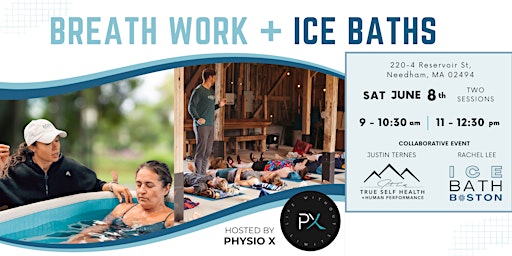Breath Work & Ice Bath Workshop at Physio X: Session 1 primary image