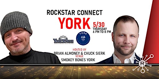 Primaire afbeelding van Free Rockstar Connect York Networking Event (May, PA)