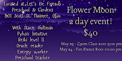 Imagem principal do evento Flower Moon 2 day event