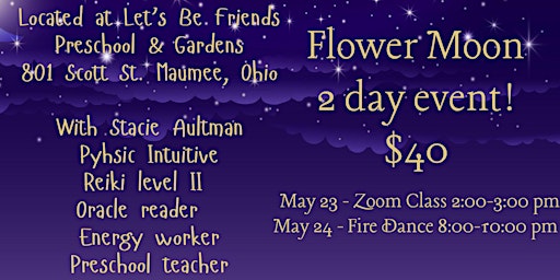 Imagem principal de Flower Moon 2 day event