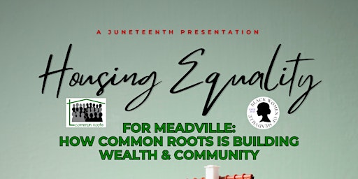 Primaire afbeelding van Building Wealth & Community in Meadville PA