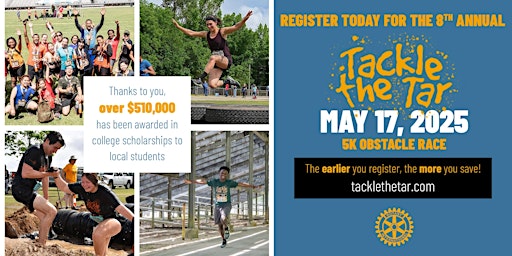 Tackle the Tar 2025 - 5K Obstacle Course Race primary image