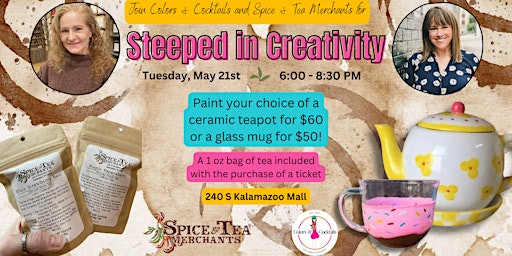 Imagem principal do evento Steeped in Creativity: Tea Infused Painting Experience!