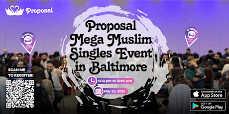 Proposal BIGGEST Single Muslims Event Baltimore
