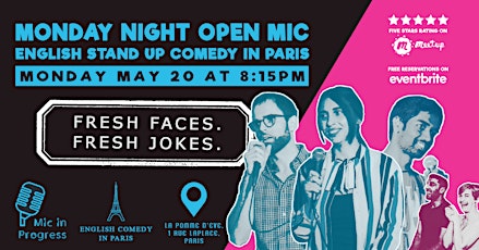 Monday Night Open Mic Show | English Stand-Up Comedy in Paris