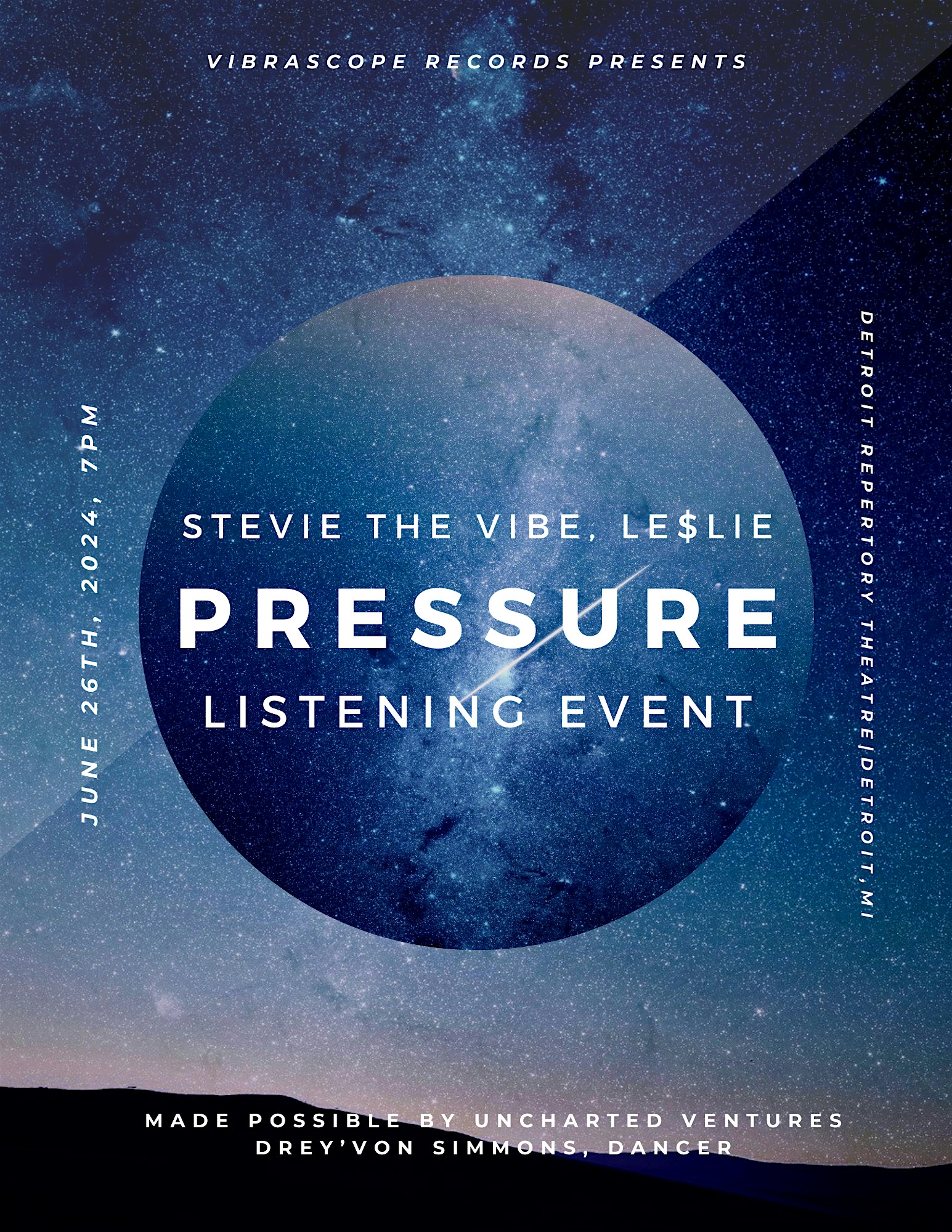 Vibrascope Records: Pressure Album Listening Concert