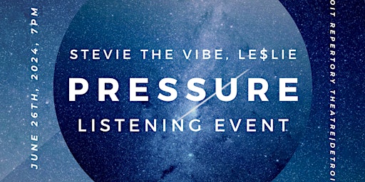 Primaire afbeelding van Vibrascope Records: Pressure Album Listening Concert