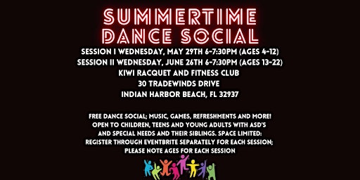 Summertime Dance Social Ages 4-12 primary image