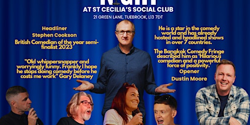 Comedy Showcase at St Cecilia's Social Club primary image