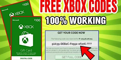XBOX Gift Card Codes 2024 $$$ Free Xbox Gift Card Codes primary image