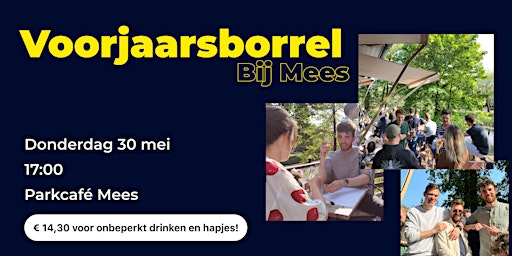 Imagem principal do evento Voorjaarsborrel Deventer Jong bij Parkcafé Mees