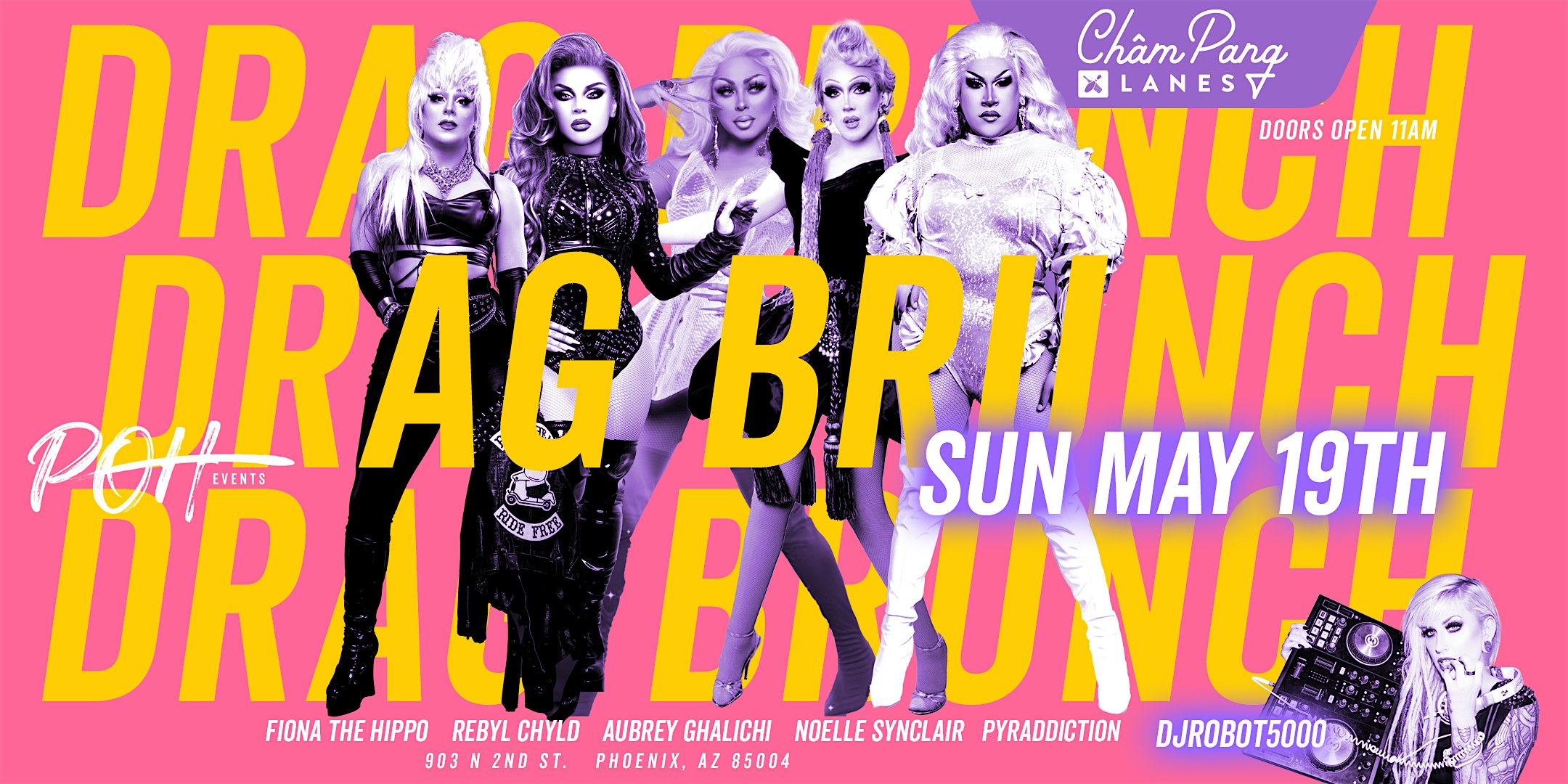 Fiona & Friends Drag Brunch | Drag Queen Show at Ch\u00e2m Pang Lanes