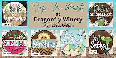 Immagine principale di Dragonfly Winery Sip & Paint 