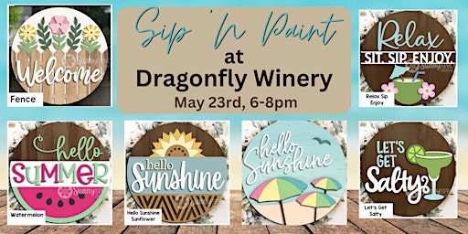 Immagine principale di Dragonfly Winery Sip & Paint 
