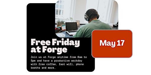Imagem principal do evento Free Friday at Forge