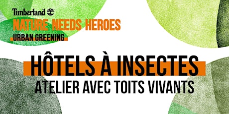 Image principale de Atelier Hôtels à Insectes avec Toits Vivants