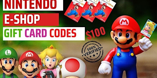 Primaire afbeelding van [100% Working FREE Eshop Codes]  Free Nintendo Gift Card Codes 2024