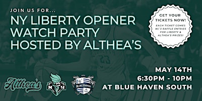 Hauptbild für NY Liberty Opening Game Watch Party Presented by Althea's