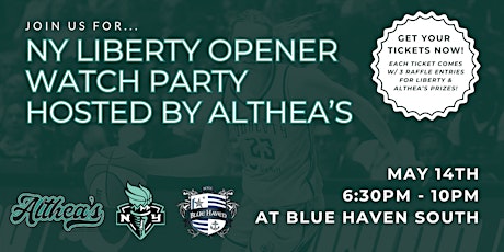 NY Liberty Opening Game Watch Party Presented by Althea's
