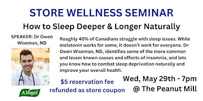 Imagem principal do evento How to Sleep Deeper & Longer Naturally