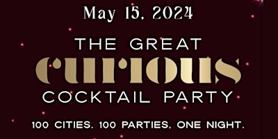 Imagem principal do evento The Great Curious Cocktail Party - Charlotte, NC