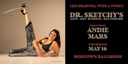 Imagem principal do evento Dr. Sketchy's Baltimore featuring Andie Mars