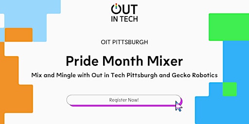 Imagem principal do evento OIT Pittsburgh:  Pride Month Mixer w/ Gecko Robotics