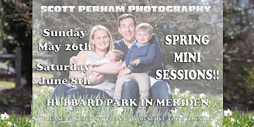 Primaire afbeelding van SCOTT PERHAM PHOTOGRAPHY'S FIRST EVER SPRING MINI SESSIONS!!
