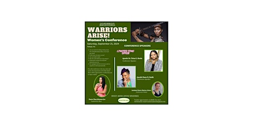 Imagem principal do evento Warriors Arise Annual Women's Conference