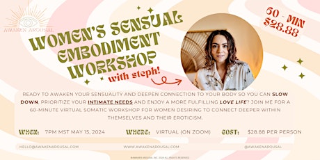 Women's Sensual Embodiment Workshop