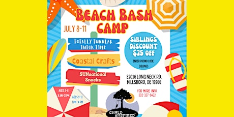 Child Inspired's Children's Summer Program:  Beach Theme (Ages 9-12 )