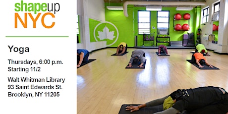 Free Yoga Class with Shape Up NYC