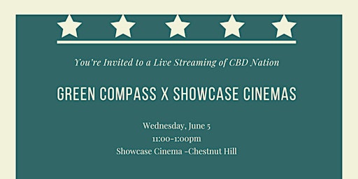 Immagine principale di Hemp Wellness & CBD Nation Screening - Showcase Cinemas  X Green Compass 