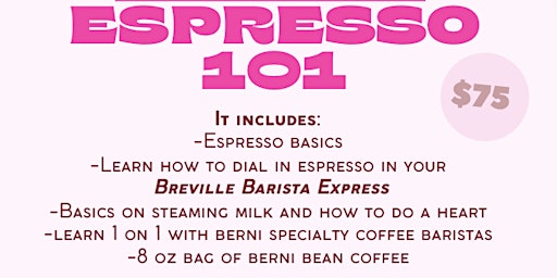 Imagem principal do evento Espresso at Home 101