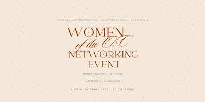Imagem principal de Women of the OC Networking Meet up Event-MAY
