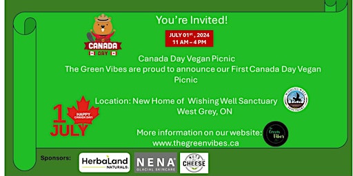 Hauptbild für Canada Day Vegan Picnic