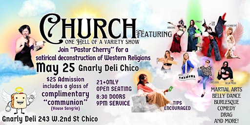 Imagem principal do evento Church: One Hell of a Variety Show